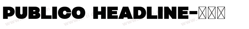 Publico Headline字体转换